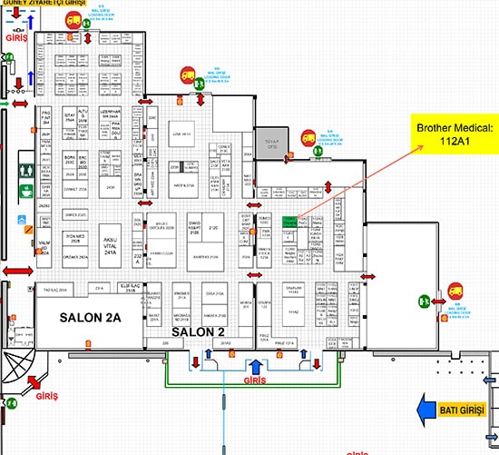 ध्यान! भाई मेडिकल नया बूथ स्थान पर expomed